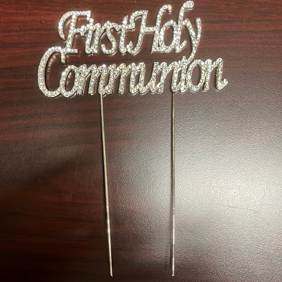 Rhinestone cake topper - Picture 1 of 7